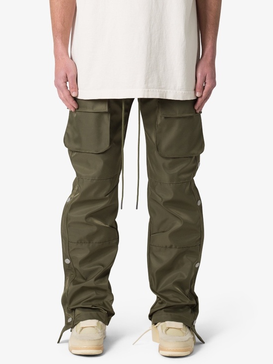 MNML Other - mnml Snap Front Cargo Pants - Olive Size 36Olive / 36
